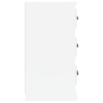 Sideboards 2 pcs High Gloss White Engineered Wood 3185241
