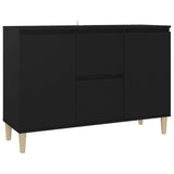 ZNTS Sideboard Black 101x35x70 cm Engineered Wood 806104