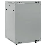 Network Cabinet with Storage Grey 60 x 60 x 80 cm Steel 42017660