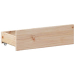 Bed Frame without Mattress with Headboard 140x190 cm Solid Wood Pine 3308777