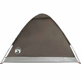 Camping Tent Dome 4-Person Brown Waterproof 4009637