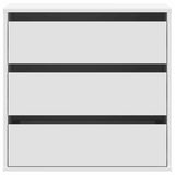 Corner Chest of Drawers White 60x41x58 cm Engineered Wood 852843