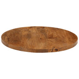 Table Top 50x2.5 cm Round Solid Wood Mango 370072