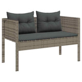 Garden Sofa Set 6 pcs Grey and dark grey Poly Rattan 4104702