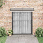 Door Canopy Black 200x75 cm PC 144825