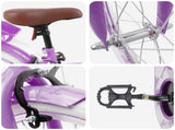 Kids Bike 18 Inches for 5-7 Years Old Purple 42009426