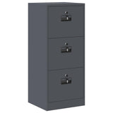 File Cabinet Anthracite 45.5 x 42 x 106.5 cm Cold-Rolled Steel 891618
