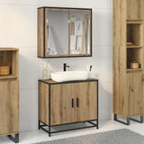 Bathroom Furniture Set 2 pcs Artisan Oak Engineered Wood 3402469