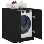 ZNTS Washing Machine Cabinet - Black Oak - 70.5x71.5x91.5 cm - Made of Engineered Wood 862667