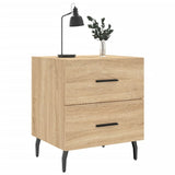 Bedside Cabinet Sonoma Oak 40x35x47.5 cm Engineered Wood 827346