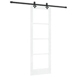 Sliding Door ORKDAL White and Black 73.5 x 211 cm 3332186