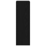 TV Cabinet Set 3 pcs Black Oak Engineered Wood 3333053