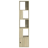 Bookcase Sonoma Oak 40x36x189 cm Engineered Wood 848243