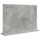Vanity Mirror Rectangular Concrete Grey 80 x 55 x 18 cm 868296