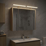 Bathroom Mirror Cabinet Sonoma Oak 73.5 x 16 x 62.5 cm 889177
