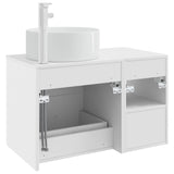Bathroom Furniture Set 2 pcs White Engineered Wood 3403928