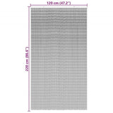 Insect Door Curtain Dark Grey 120x220 cm Bamboo 4017451