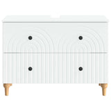 Bathroom Sink Cabinet ALKMAAR White 82 x 41x 59 cm 896135