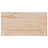Desk Top White 100x60x2.5 cm Solid Wood Pine 824466