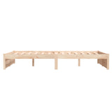 Bed Frame without Mattress Solid Wood 120x200 cm 814944