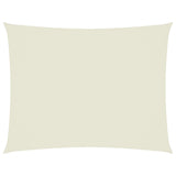 Sunshade Sail Oxford Fabric Rectangular 6x8 m Cream 135223