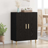 Sideboard Black Oak 70 x 34 x 90 cm Engineered Wood 880627