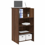 Reception Desk Brown Oak 55x50x103.5 cm Engineered Wood 859021