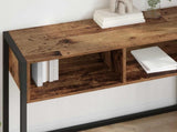 End Table Old Wood 100 x 36 x 75 cm Engineered Wood 886694