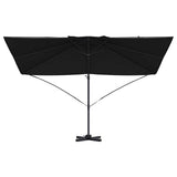 Umbrella Black 351 x 250 x 260 cm Polyester and Aluminium 42003347