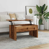 Coffee Table Old Wood 80x50.5x41.5 cm Engineered Wood 856930