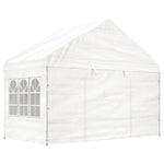 Gazebo with Roof White 8.92x4.08x3.22 m Polyethylene 3155488