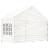 Gazebo with Roof White 8.92x4.08x3.22 m Polyethylene 3155488