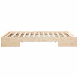 Bed Frame Brown 140 x 190 cm 873034