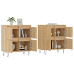 Sideboards 2 pcs Sonoma Oak Engineered Wood 3190176
