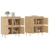 Sideboards 2 pcs Sonoma Oak Engineered Wood 3190176