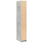 Wardrobe Concrete Grey 30x50x200 cm Engineered Wood 3307741