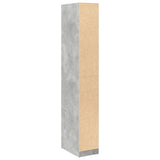 Wardrobe Concrete Grey 30x50x200 cm Engineered Wood 3307741