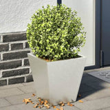 ZNTS Garden Planters 30x30x30 cm 2 pcs Stainless Steel 851047