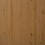 Rolling Cabinet with Drawers "MOSS" Honey Brown Solid Wood Pine 4015783