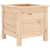 ZNTS Garden Planter 40x40x39 cm Solid Wood Pine 825247