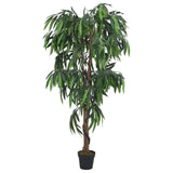 Artificial Mango Tree 1050 Leaves 200 cm Green 359034