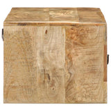 Wall-mounted TV Cabinet 100x32x25 cm Solid Wood Rough Mango 4104525