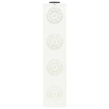 Solar LED Pathway Light 2 pcs White Cold Rolled Steel 879787