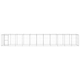 Outdoor Dog Kennel Galvanised Steel 26.62 m 3082312