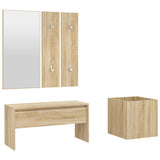 Hallway Furniture Set Sonoma Oak Engineered Wood 3082056