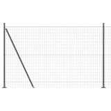Welded Wire Fence with Concrete Base 10 x 1.4 m 3350904