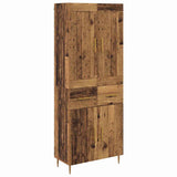 Highboard Old Wood 69.5 x 34 x 180 cm Engineered Wood 3415632