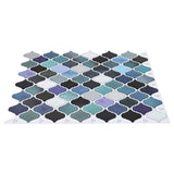 Lanturn Tile 20 pcs Blue Green 27 x 27 cm Polyurethane and PET 42021339