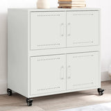 Sideboard White 68x39x72 cm Steel 846655