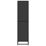 Book Cabinet Black 40x35x139 cm Engineered Wood 849124